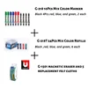 Gxin G218 Marker Eraser Refills Set Erasable Whiteboard Markers Back to School Useful Offices Accessories Color Dry Erase Pens 1