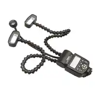 K808 Camera Flash Macro Light Flexible Macro LED Speedlight with Dual Flash Light Universal Flash for DSLR Sony Nikon Canon 2
