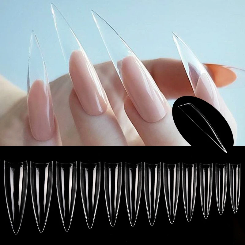 1 Bag White Clear Full Half Cover Sculpted False Nail Tips For Gel Nails Extension French Fake Nail Tips Mold Tools Manicure Aliexpress