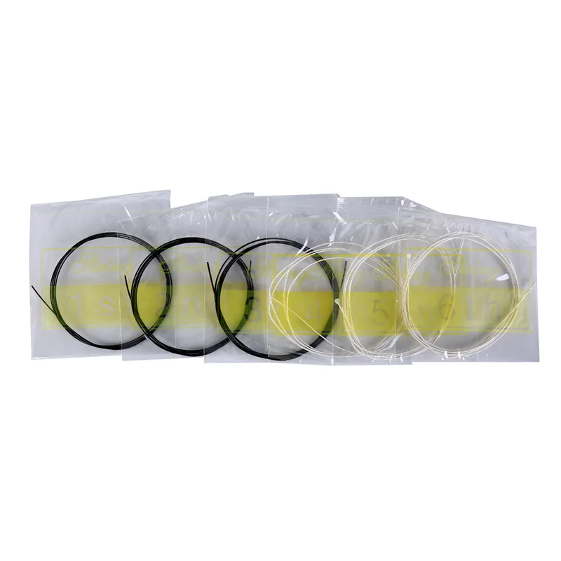 6pcs Guitar Strings Professional Music Instrument Strings Set Nylon Fiber Classical Guitar Replacement 6 Set