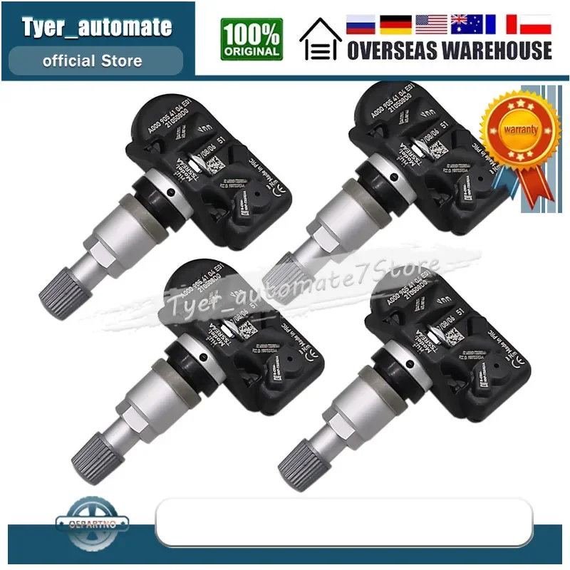 TPMS Ÿ̾ з , ޸  A Ŭ B Ŭ CLA GLB GLS, A0009054104, 433MHz, 4 