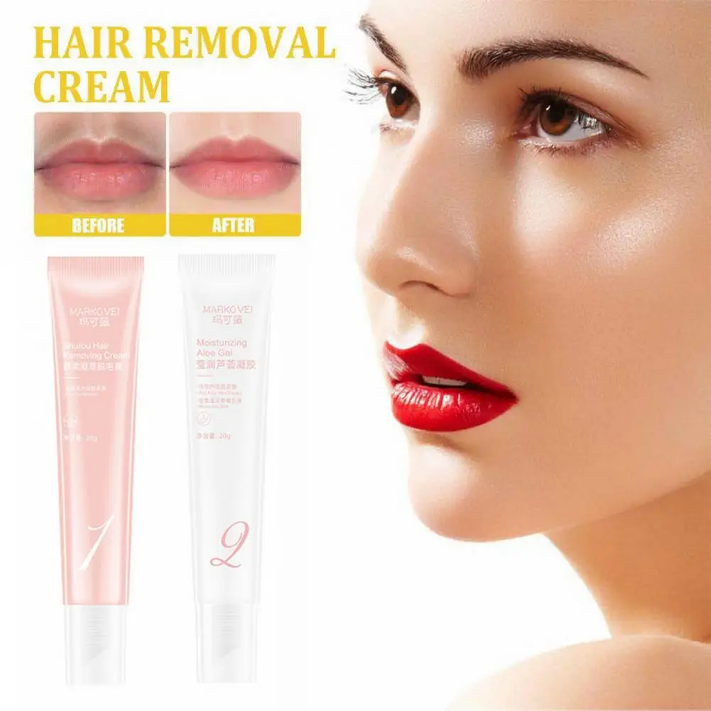 

20g Mild Hair Remover Cream All Skin Types Painless No Side Effect Hair Removal Cream Stop Hair Growth