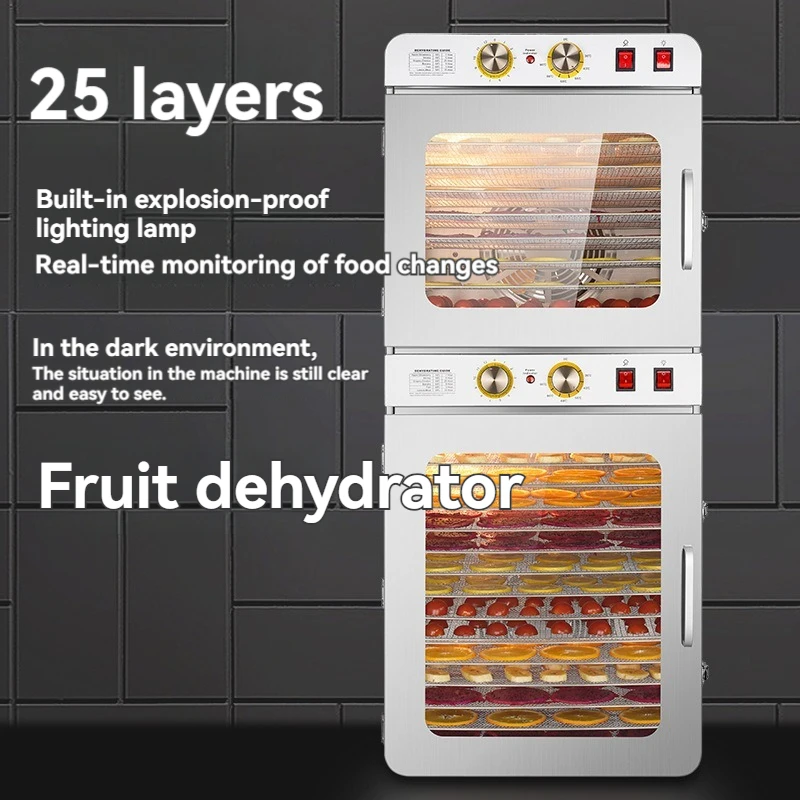 Intelligent fruit drying machine air dryer for food, vegetables, pet snacks, meat materials dehydration