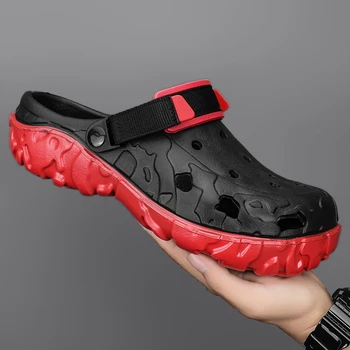 2024 Factory Cheap EVA Men's Clogs Shoes Lightweight Wholesale Plastic Clog Men Beach Working Sandals With Men Clogs Mules 1
