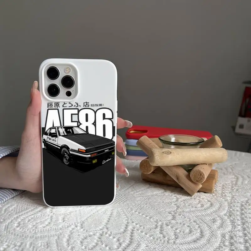 Anime Initial D AE86 Tail Light Art Shockproof Phone Case Cover