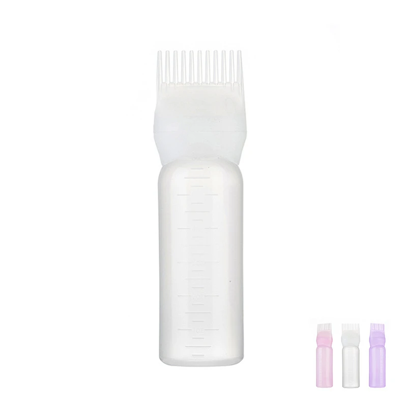 Hair Dye Bottle Empty Hair Dye Bottle With Applicator Brush 120ML