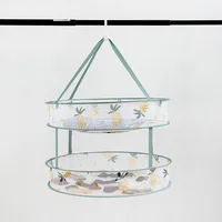 Anti-deformation Household Clothes Basket Clothes Drying Net Socks Drying Sweater Clothes Net Pocket Flat Clothes Drying Rack 2