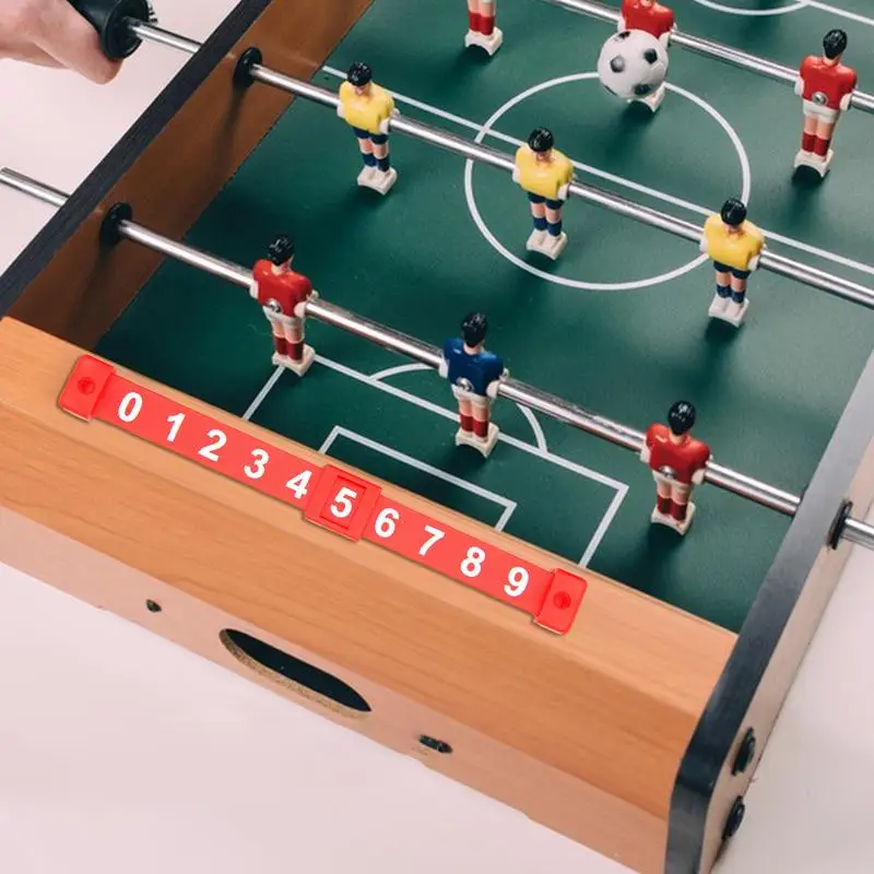 2 Pieces Universal Foosball Counter Scoring Units Table Soccer Mini Scoreboard Score Keepers Standard Tables Parts Replacement table football game tabletop soccer game