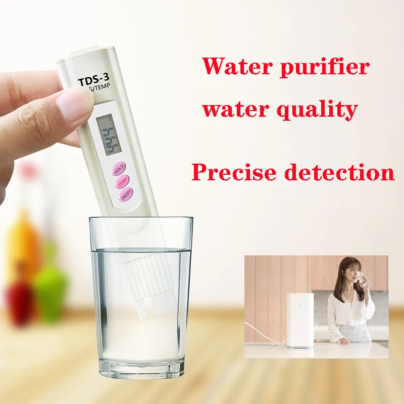 Handheld TDS Digital Water Tester Water Test Pen Quality Analysis Meter Purity Check 0-9999 Ppm Measurement
