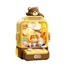 Automatic Doll Machine Toy for Kids Mini Cartoon Press Operated Play Game Claw Crane Machines with Light Music Children Toy Gift 6