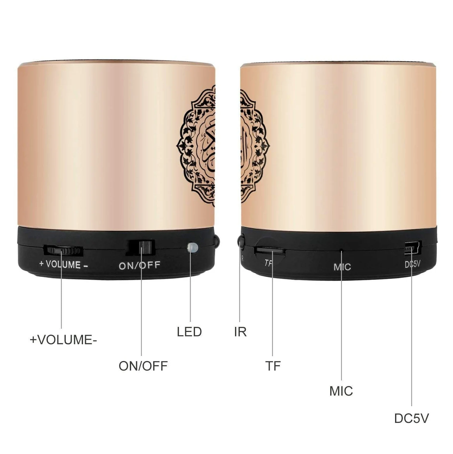 Quran Muslim Speaker Smart Koran Translation Small Portable Remote Control Bluetooth MP3 FM IF Player Ramadan Hajj Gifts NND