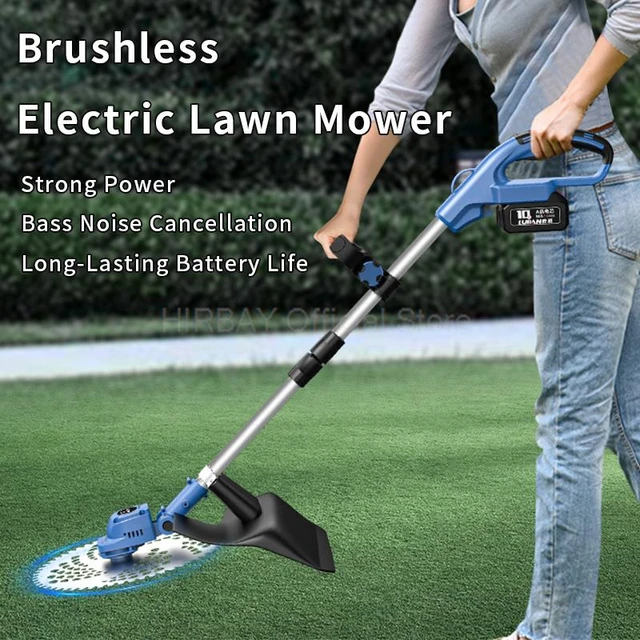 Brushless Electric Lawn Mower Cordless Cutter Household Weeder