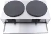 Commercial Electric Crepe Maker Double Hotplate Pancake Machine, Non-Stick Electric Crepe Pan w/Temperature Control, for Blintze 4