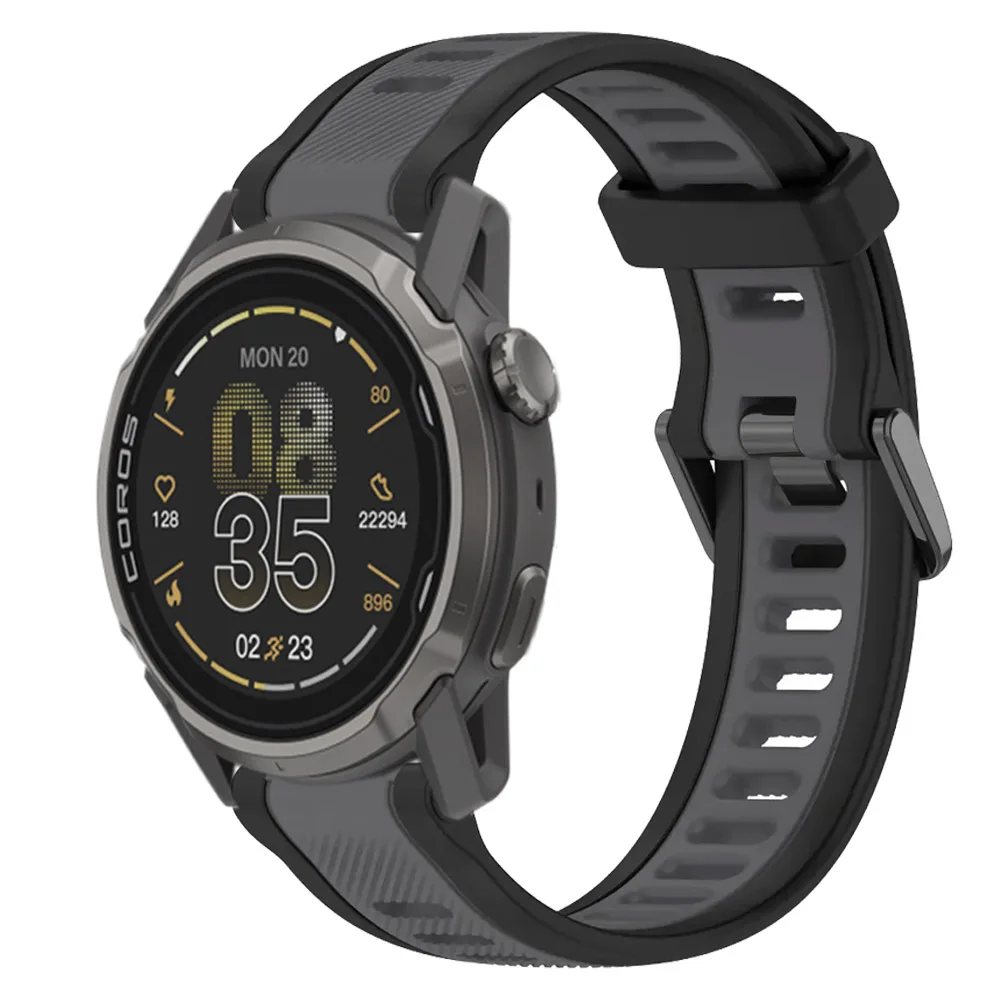 Sports Silicone Strap - Comfortable All-Day Wear Bracelet, Available in 18/20/22mm Sizes