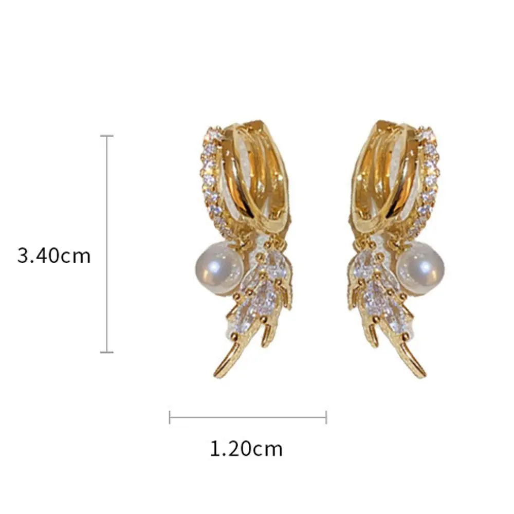 Lymphvity Magneterapia Orecchini al germanio Orecchini a cerchio con zirconi per donne Ragazze Orecchini per drenaggio linfatico Orecchini scintillanti Orecchini modellanti Regalo per la fidanzata