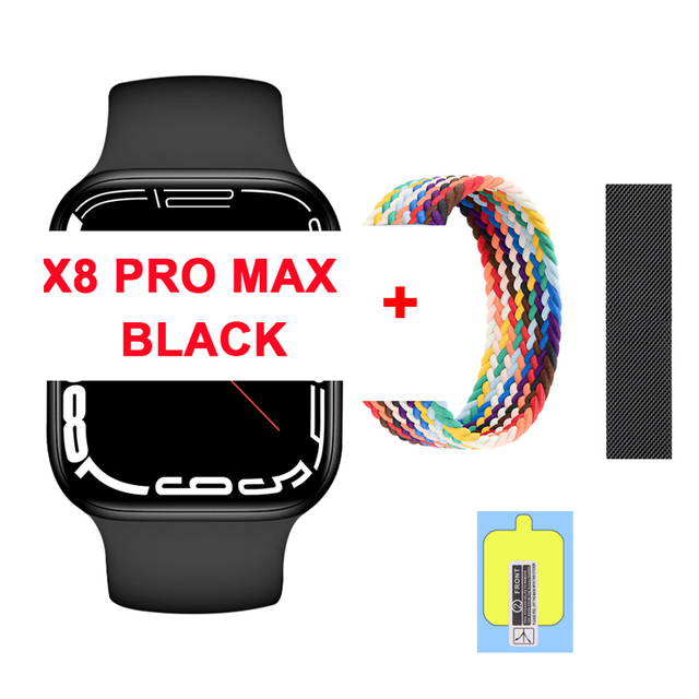 4Pcs 6Pcs Wholesale X8 Pro Max Smart Watch Men Women Fitness Tracker Sports Smartwatch Bluetooth Call Wristwatch