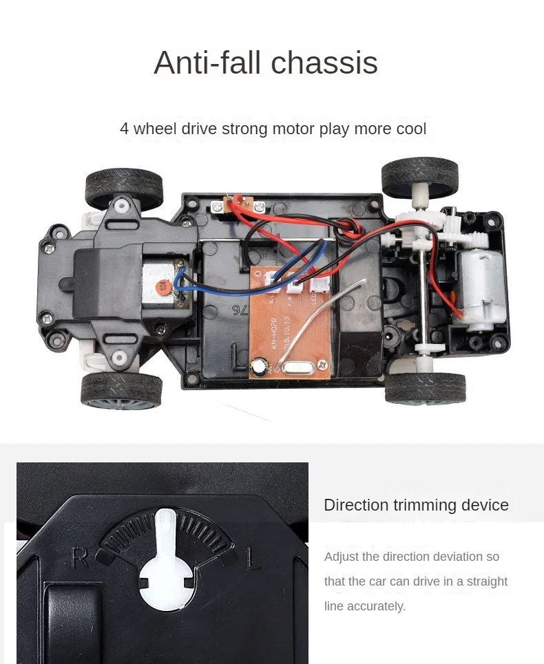 1:24 Mustang High Speed 4WD Remote Control Racing Car - A Fantastic Toy Gift for Boys! It's an RC Drift Vehicle with Replaceable: 3 - 5 Days Free Delivery Only UK