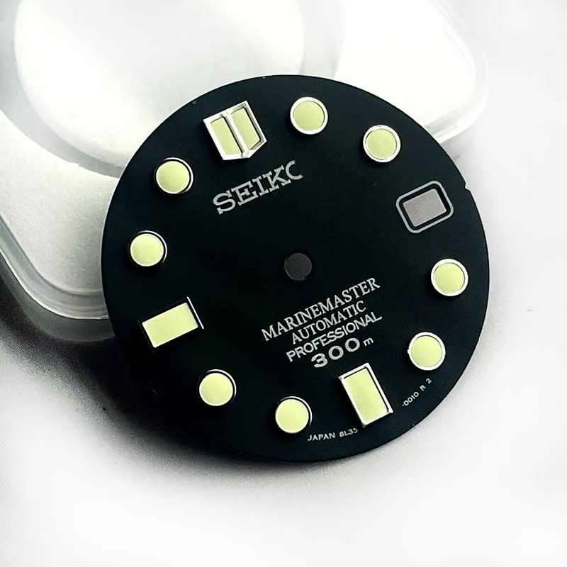 Il Quadrante È Adatto Per Accessori Seiko Nh35A Sbdx001 Superficie Disco Modificata C3 Verde Marinemaster Luminoso 28.5Mm