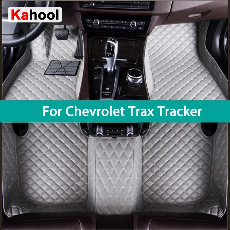 

KAHOOL Custom Car Floor Mats For Chevrolet Trax Tracker Auto Carpets Foot Coche Accessorie