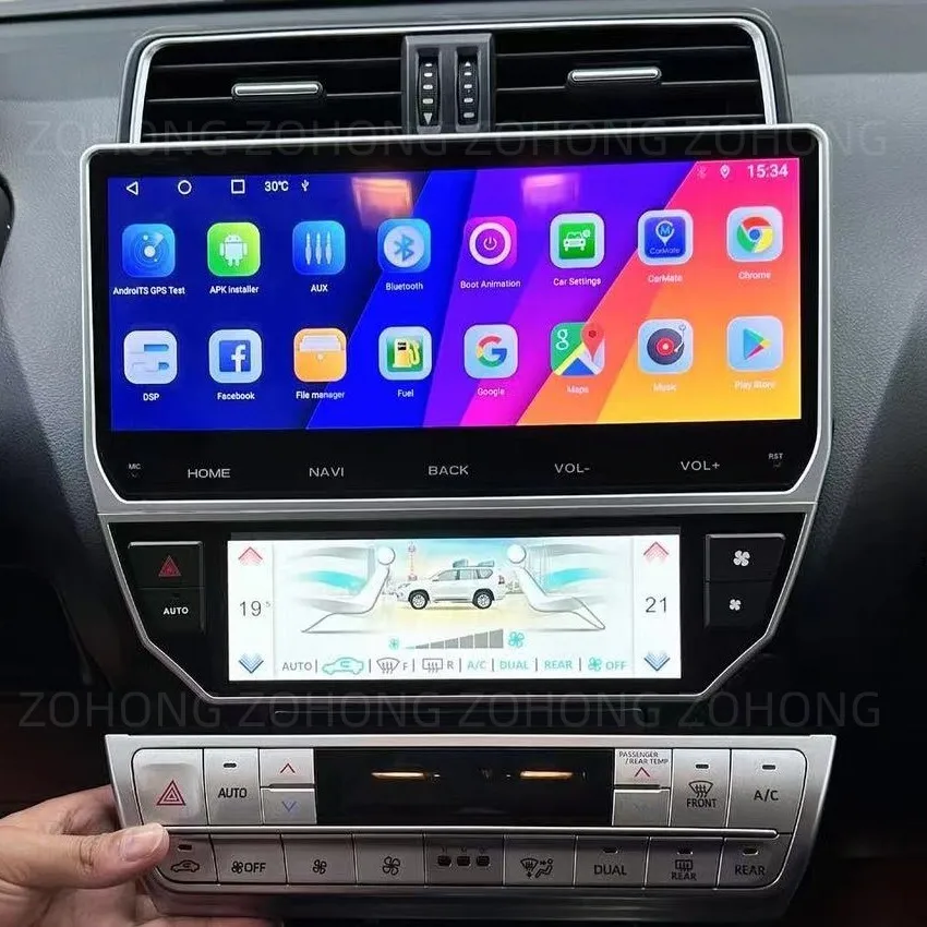 車のエアコン制御パネル,8.2インチ,タッチスクリーン付き,トヨタ