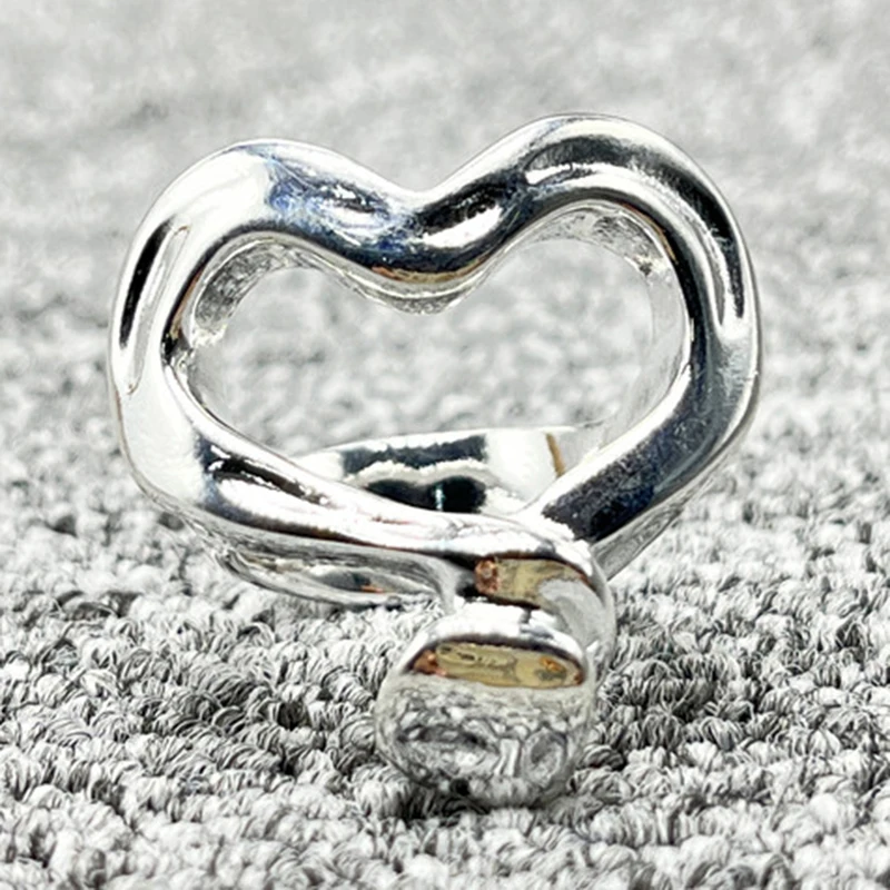 Best Sellers2022 New Fit Fashion Plated 925 Silver Heart Series 14K Gold Charm Ring Niche Jewelry Gifts