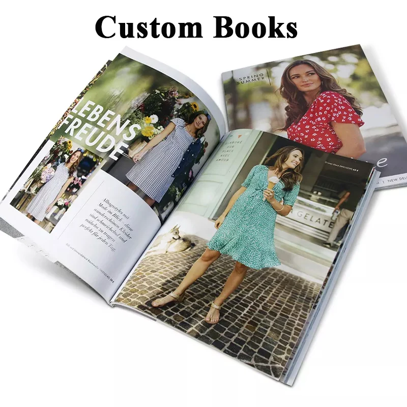 

Custom Promotion Manual Journal Magazine Catalogue Brochure Flyer Leaflet Menu Print Personalized Hardcover Softcover Newspaper