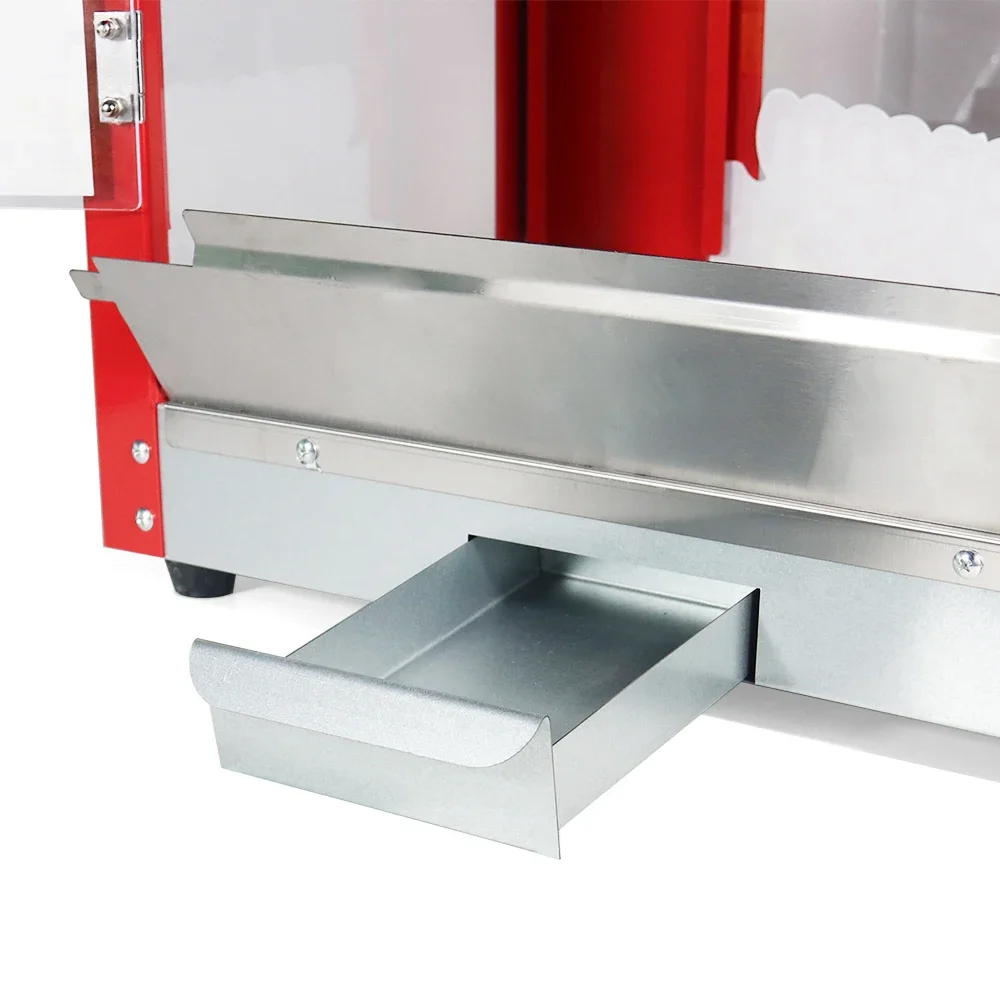 Automatic Popcorn Maker Electric Commercial Popcorn Machine with Cart Sturdy and Durable