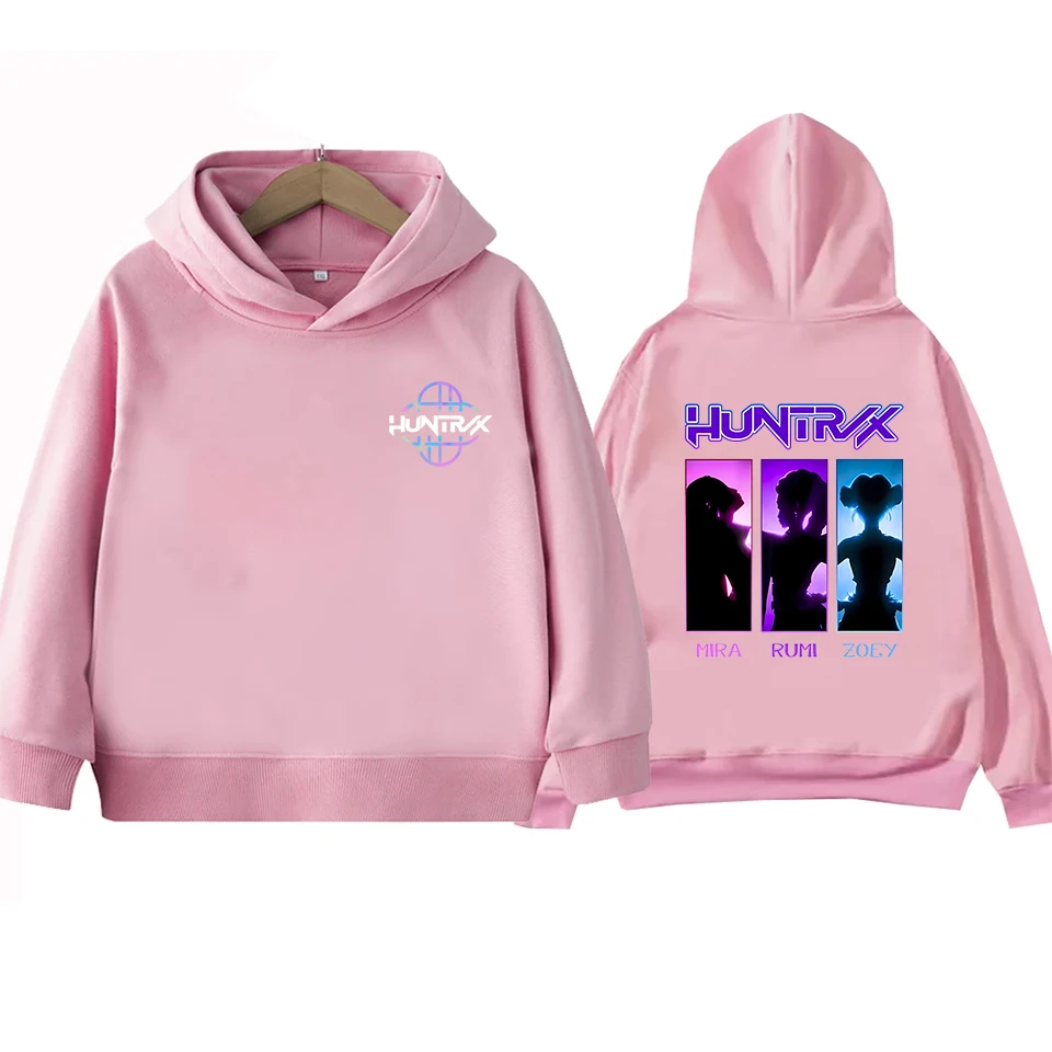 SaiDeng Huntrix Kpop Hoodie Huntr/x Enfants – Sweatshirt à