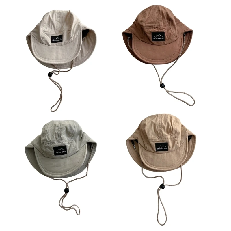 

Детская шляпа от солнца с регулируемым шейным ремнем. Нежная и воздушная шляпа от солнца, модная и удобная QX2D