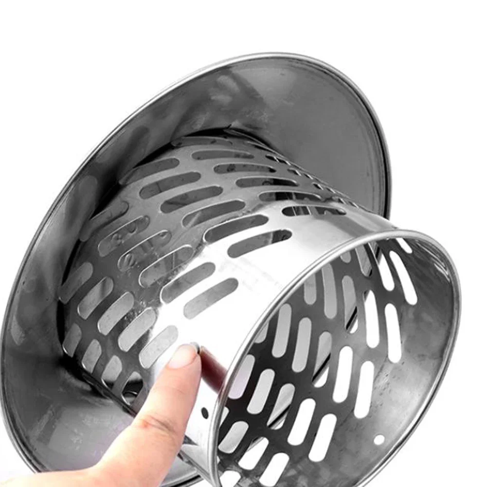 Tetto Comignolo,Tubo di Scarico Comignolo,Tetto in Acciaio Inox Canna fumaria Canna fumaria Tubo parapioggia Protezione,tappo per riscaldamento e stufa,Comignolo,cappello,d14cm*30cm/5.51in*11.81in