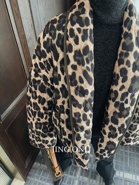 Leopard Print Winter Jacket: A Symphony of Style and Warmth