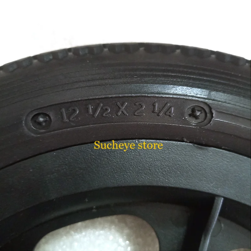 12 inches Wheelchair wheel / 2x2 4 PU Tire Inflation Free Manual Rear
