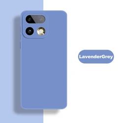 Soft Liquid Silicone Protective Phone Case - Enhanced Bumper Shield Design for Realme 16 Pro (Lavender Grey)
