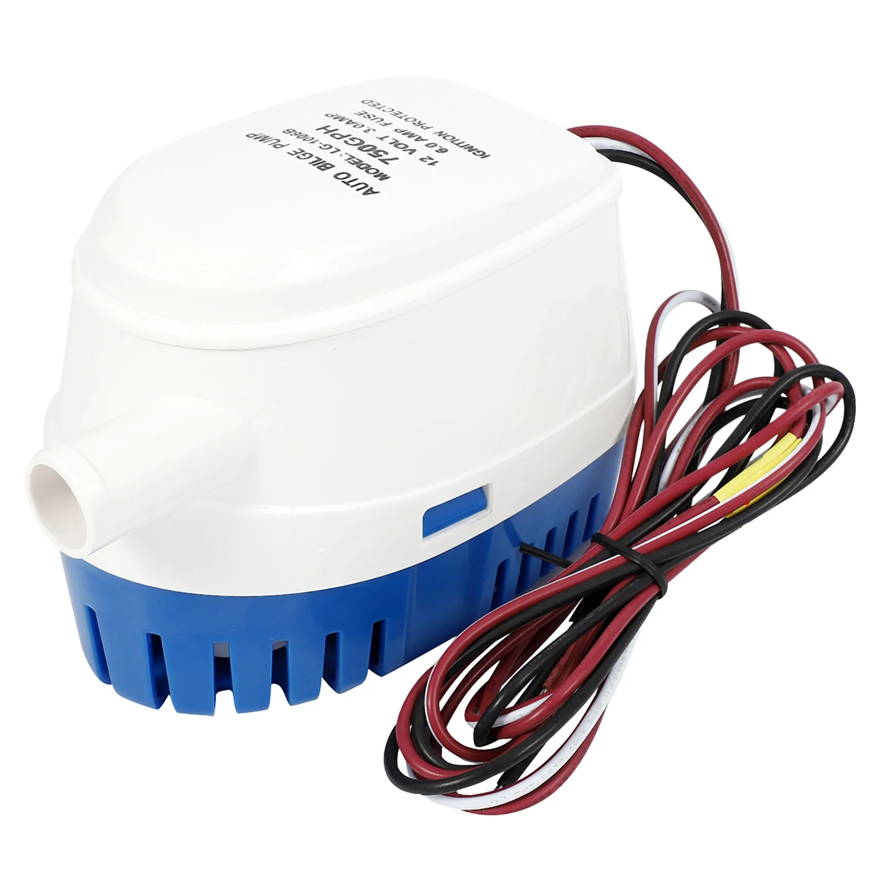 

Автоматический водяной откачивающий насос, погружной автоматический насос для лодки, 12 В, 750 галлонов в час, с плавающим переключателем, для морской воды, аквариума для наживки, рыбы