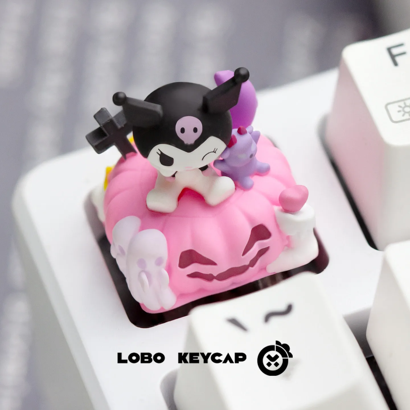 Sanrio 시리즈 귀여운 맞춤형 키캡 단일 창의적 기계식 키보드 캡 수지 맞춤형 ESC 선물