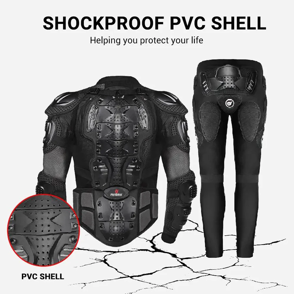 HEROBIKER Motocross Motorcycle Jackets Body Armor For Men S-5XL