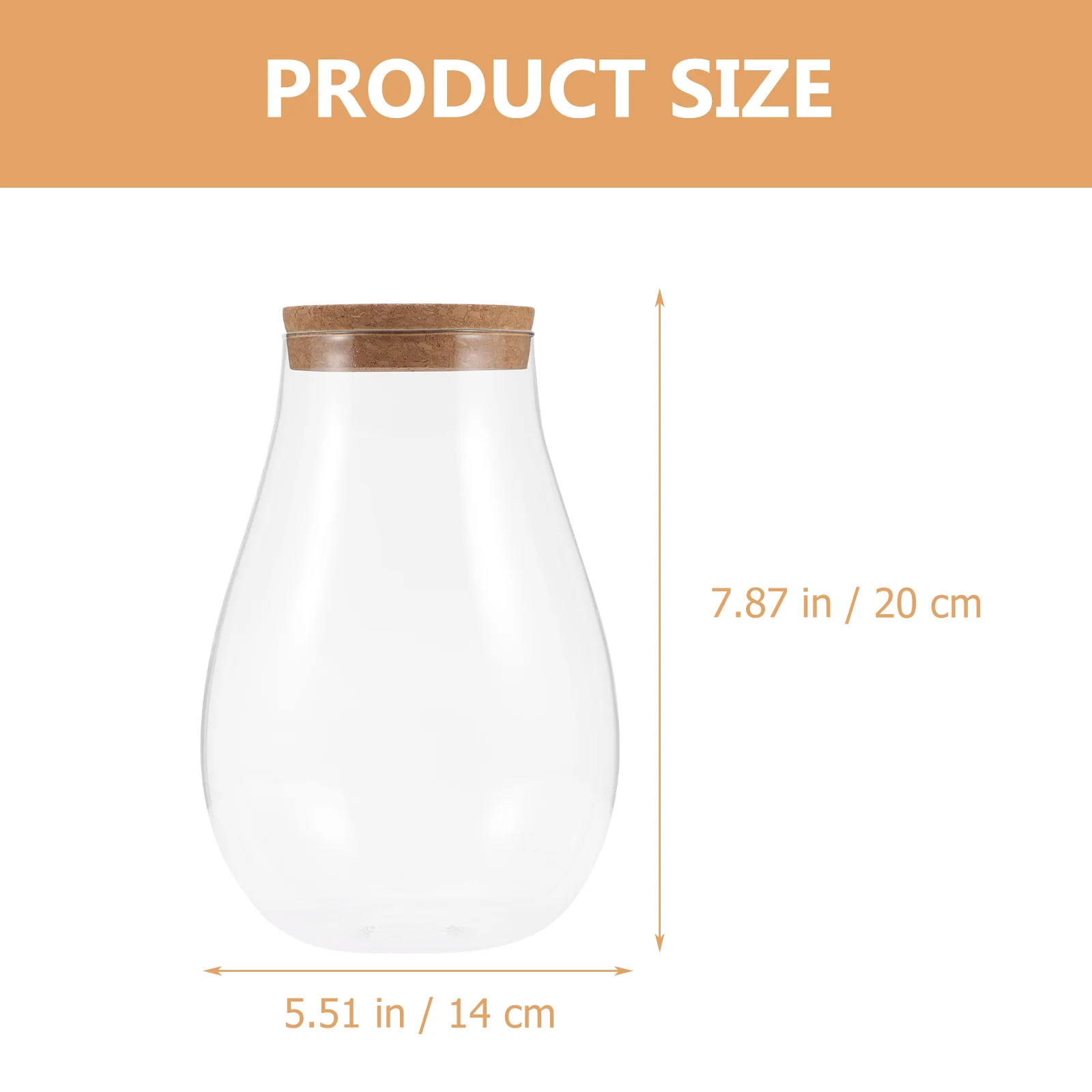 Micro Landscape Ecological Bottle Terrarium Plants Glass Containers Decor Hydroponic Propagation Station DIY Betta 2