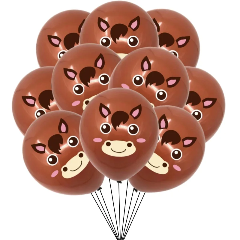 5 pezzi foglio di alluminio palloncino a forma di maiale giocattolo gonfiabile novà presa d'aria compatto gioco per feste regalo di compleanno accessori palloncini per bambini  15