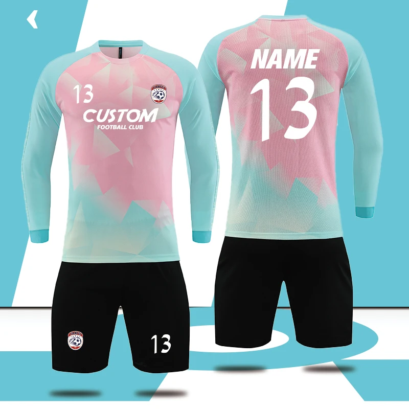 Girls Soccer Uniform Sets Boys Football Uniform Sports Football Club Team Jersey For Adults LB9304 football uniform sports uniform sets