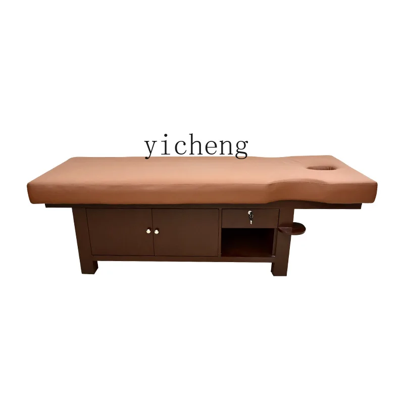 

ZC Solid Wood Facial Bed Traditional Chinese Medicine Bone Setting Moxibustion with Hole Massage Physiotherapy Bed Massage Couch