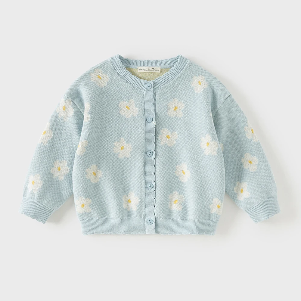 데이브 벨라 길러스 봄 가을 가디건 스웨터 겨울 니트 코튼 스웨터 아동복 아우터웨어 키즈 의류 DB1260356