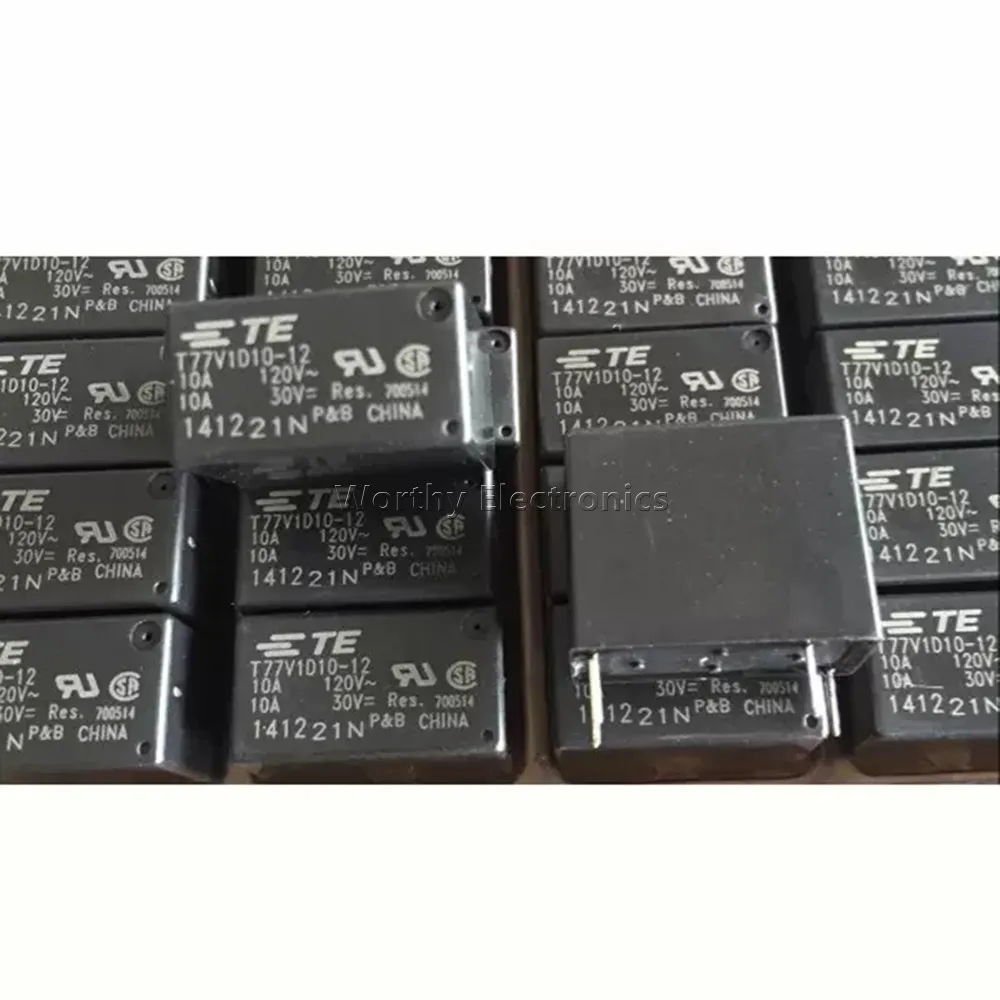 Free Shipping 10PCS/LOT 12VDC 10A 4PIN Relay T77V1D10-12