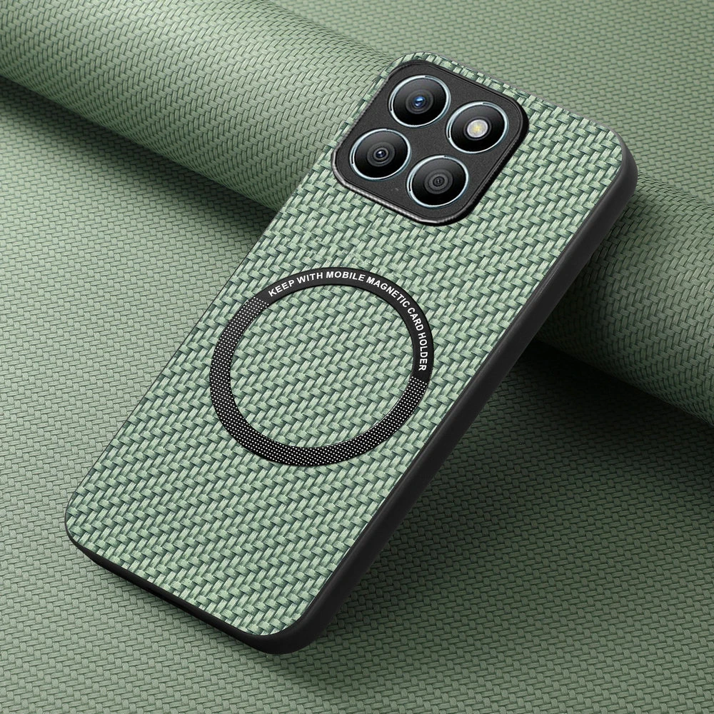 Luxury Magnetic Leather Back Case with Edge Protection