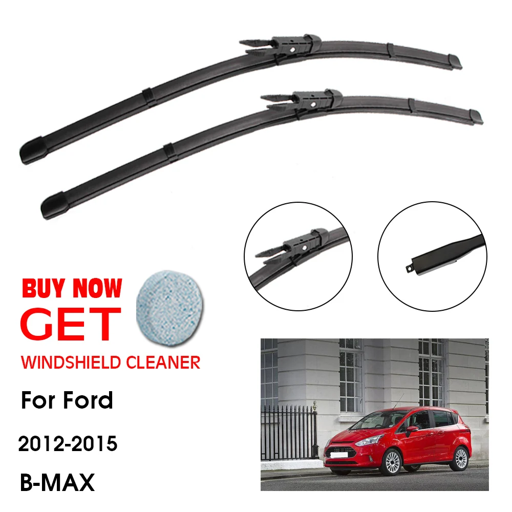 Car Wiper Blade For Ford B-Max 30"+26"R 2012-2015 Front Window Washer Windscreen Windshield Wipers Blades Accessories