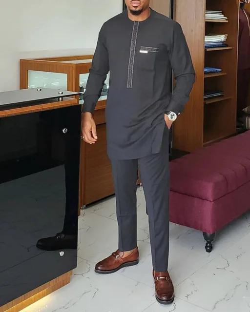 Segun Long Sleeve kaftan Outfit - Image 2