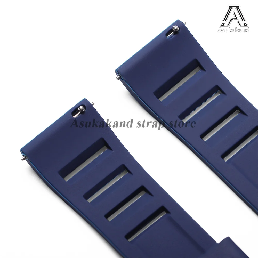 Silicone Watch Strap - Soft Waterproof Quick Release Rubber Watchband