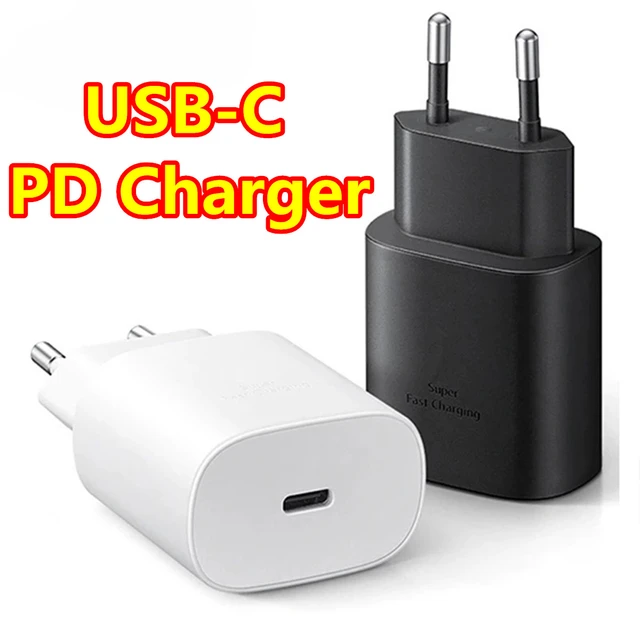 Cargador Adaptador De Pared Usb-c Carga Rápida 18w