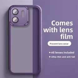 Clear Protective Phone Case - Enhanced Shockproof Design for OPPO Reno 14Pro (PURPLE)