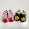 Cow Leather Baby Shoes for Girls Autumn Spring Genuine Leather First Walkers Cartoon Strawberry Star Newborn Soft Shoes 1