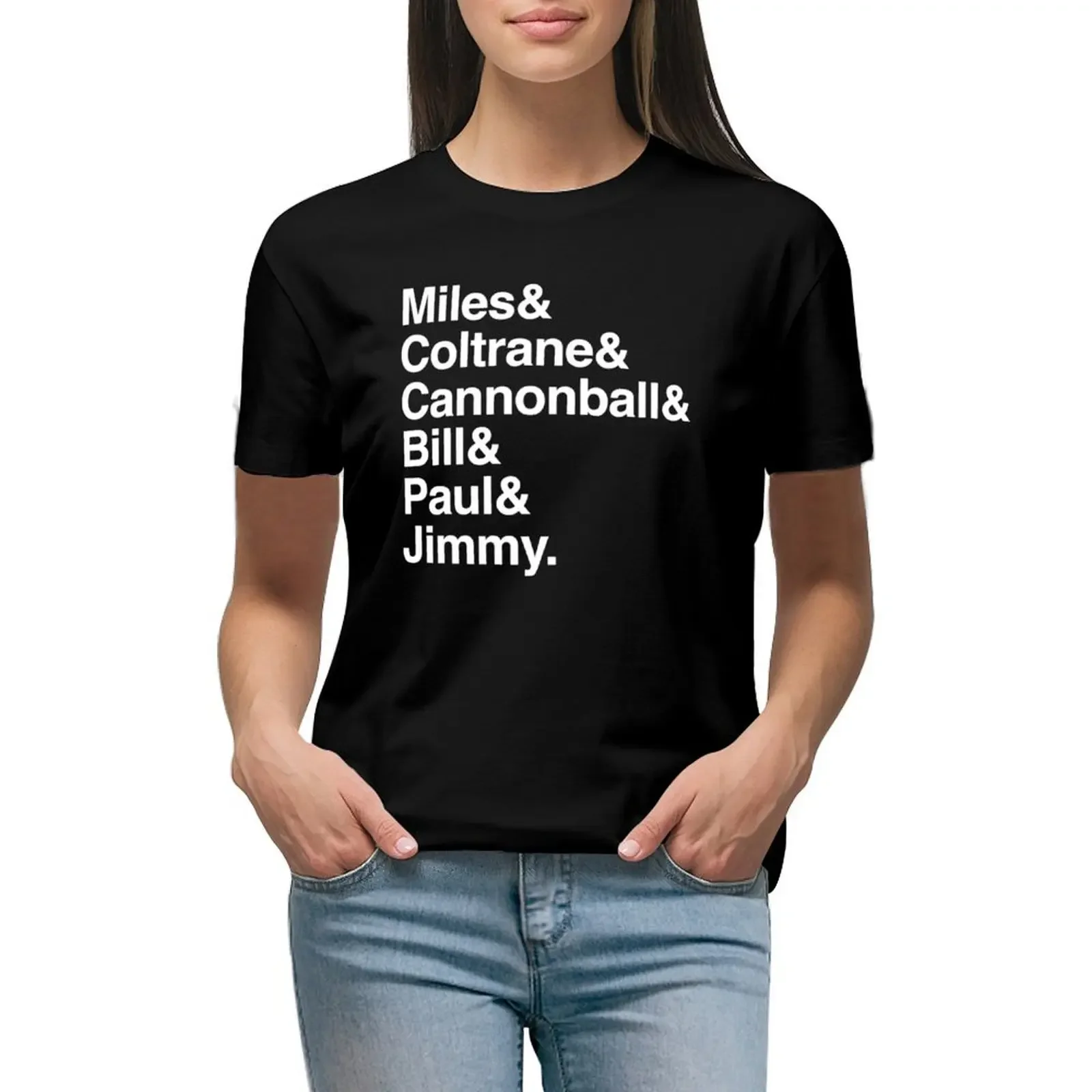 

Kind of Blue by Miles Davis Shirt T-shirt summer tops korean fashion Aesthetic clothing Women's summer blouses 2024